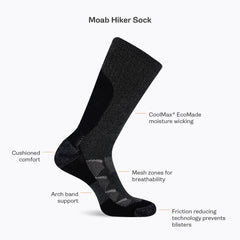 Moab Hiking Quarter Sock - Socks | Merrell US