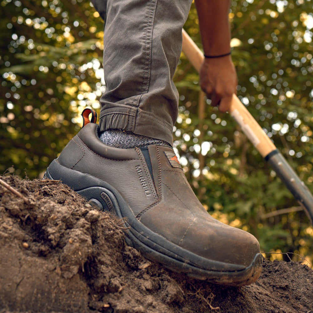 Mens Jungle Moc Leather Comp Toe Work Shoe Wide | Merrell Onsale