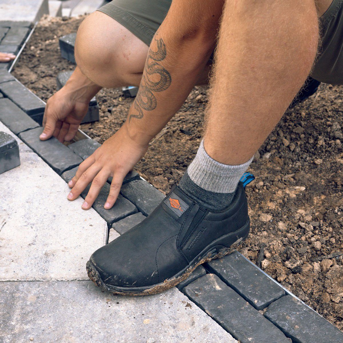 Men's Jungle Moc Leather SD+ Wide  Safety Shoes | Merrell On Sale