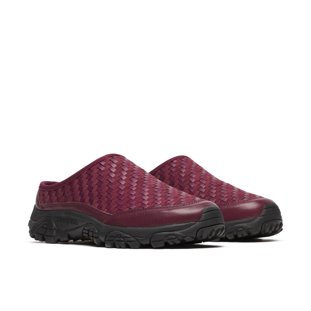 Unisex Moab 2 Slide Leather Woven 1TRL Casual Slip Ons | Merrell Discount