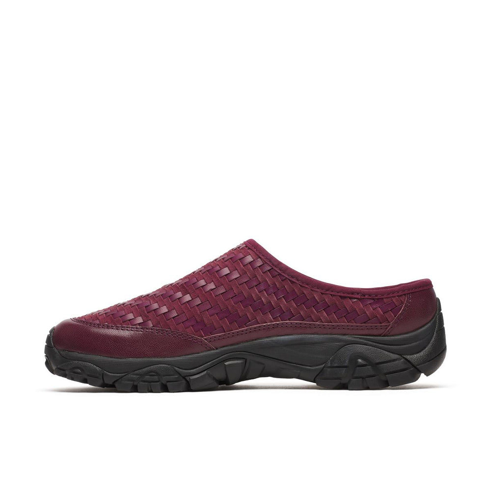 Unisex Moab 2 Slide Leather Woven 1TRL Casual Slip Ons | Merrell Discount