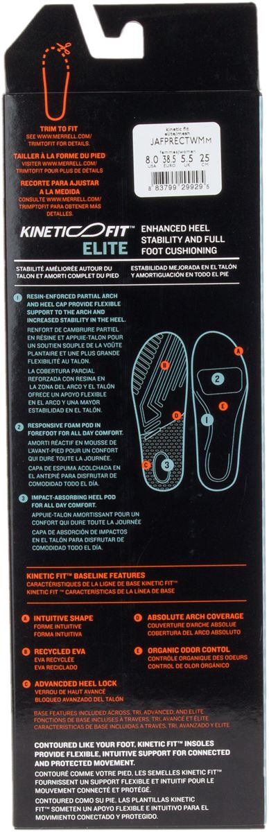 Women - Kinetic Fit™ Elite Footbed - Insoles | Merrell Onsale