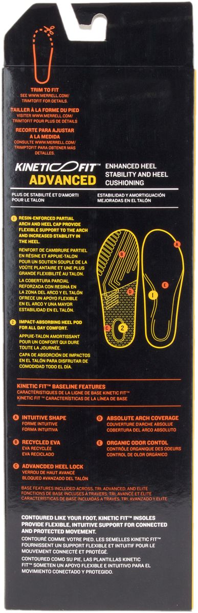 Women - Kinetic Fit™ Advanced Footbed - Insoles | Merrell For Sale